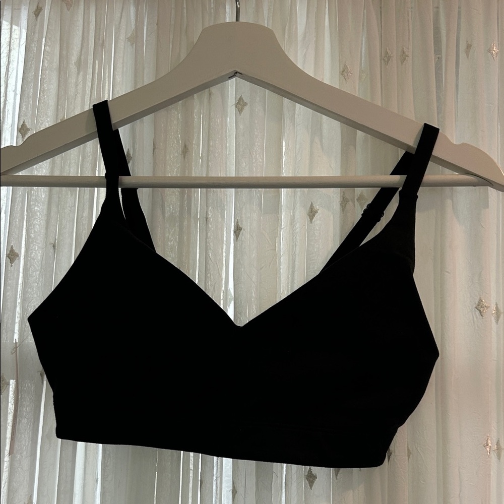 Outdoor Voices Black Flow Bralette